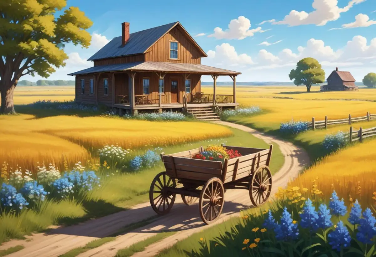 Rollistan i Lilla huset på prärien – härlig nostalgi illustration