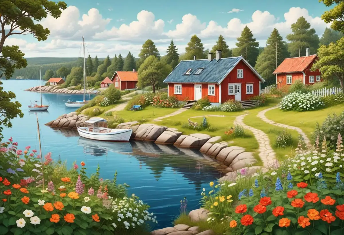 Möt rollistan i vi på Saltkråkan – charmig sommarklassiker illustration